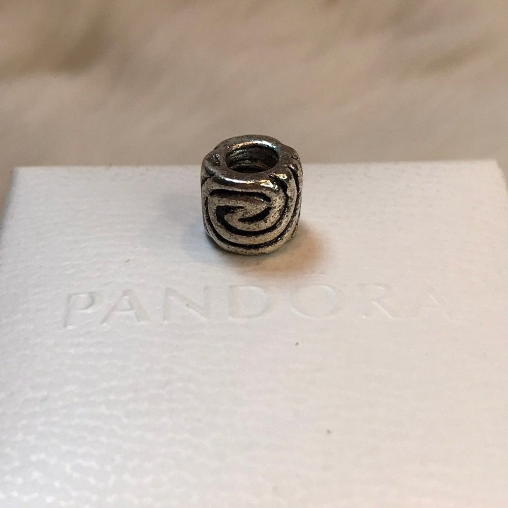 Pandora Swirl Spiral Charm Silver 925